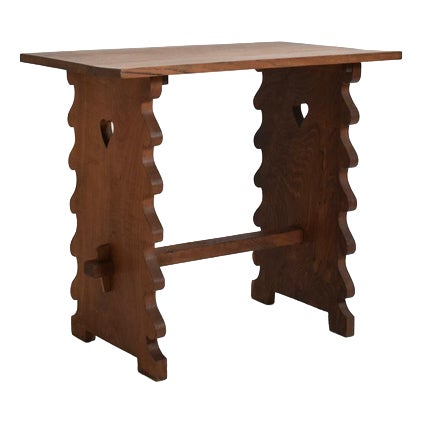Oak Alentejana Side Table, 1960s. For Sale