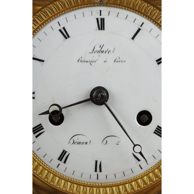 Gold Early 19th Century Empire Astronomy Lesson Clock, 1800s For Sale - Image 8 of 18