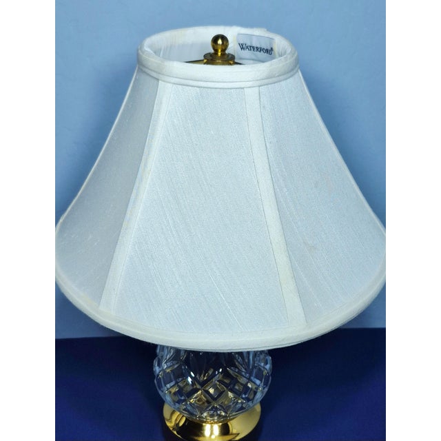 Waterford 1990s Set of Two Waterford Crystal Fiona Table Lamps For Sale - Image 4 of 12