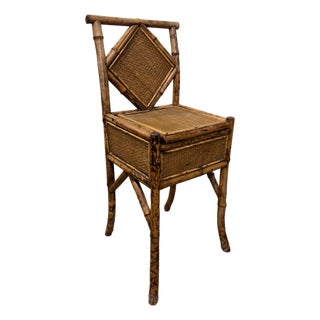 19th Century English Bamboo Chair For Sale