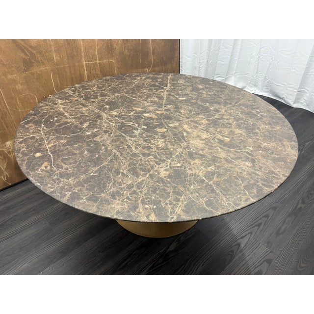 Rh Aero Stone Round Dining Table – 60" For Sale - Image 17 of 18