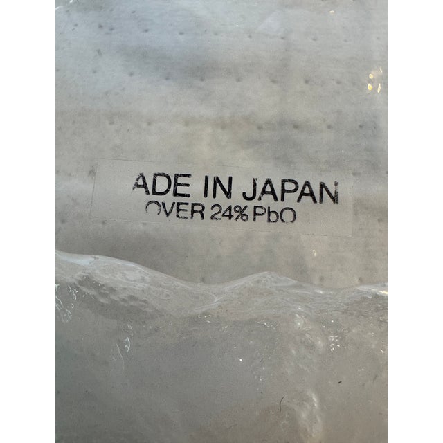 Japanese Hoya Snow Lake Iceberg Crystal Plate For Sale - Image 3 of 12