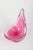 Paul Kedelv for Flygfors “Coquille”, 1957. Organic art-glass bowl in clear glass with layered pink and white tones. Mouth-...