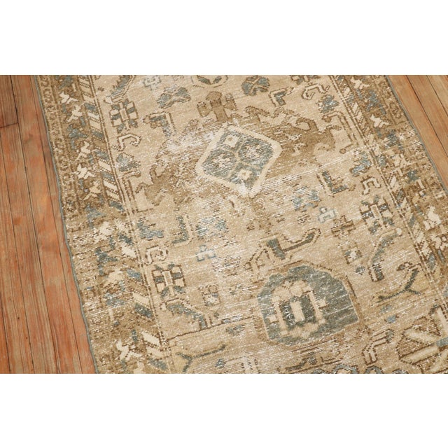 Early 20th Century Weathered Persian Hamedan Rug - 3'4" x 6' For Sale - Image 4 of 6