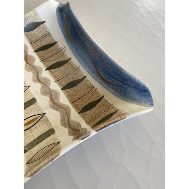 Ceramic Sascha Brastoff Midcentury Modern Catchall Tray For Sale - Image 7 of 10