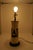 Ceramic Late 20th Century Black & Ivory Geometric Chulucanas Pottery Lamp – Handcrafted Peruvian Art- Tall Inca Style For Sale - Image 7 of 7