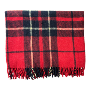 New England Tartan Plaid Wool Blanket by Troy Robe