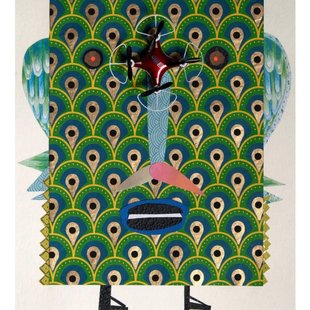 Fallen Angel by Raluca Arnăutu, Collage on Paper For Sale - Image 4 of 8