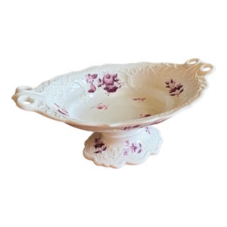 Rare Job Ridgway Cauldon Place Compote, Pattern B1154, Newly Discovered Pattern, Circa 1808-1814 For Sale