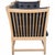 Spoke Back Sofa in Beech and Black Leather by Børge Mogensen, 1963 For Sale - Image 12 of 18
