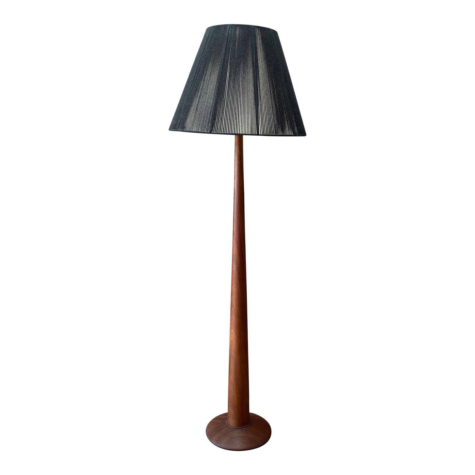 Vintage Danish Modern Teak Floor Lamp With Period Black String Shade Chairish,Evelynn Item Build