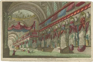 Optical Print or Vue d'Optique of a Chinese Temple, 1750, Print