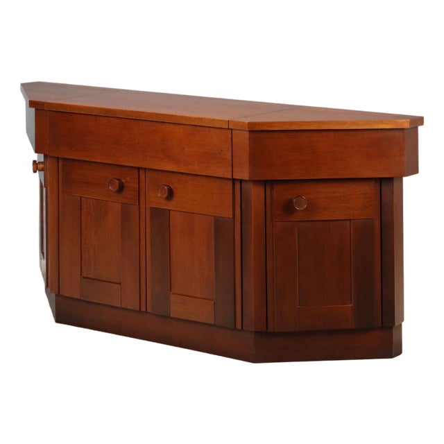 Walnut Corner Cabinet, 1980s For Sale