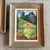 Late 20th Century Late 20th Century Pair of Petite Framed Folk Art Landscape Deer Paintings For Sale - Image 5 of 10