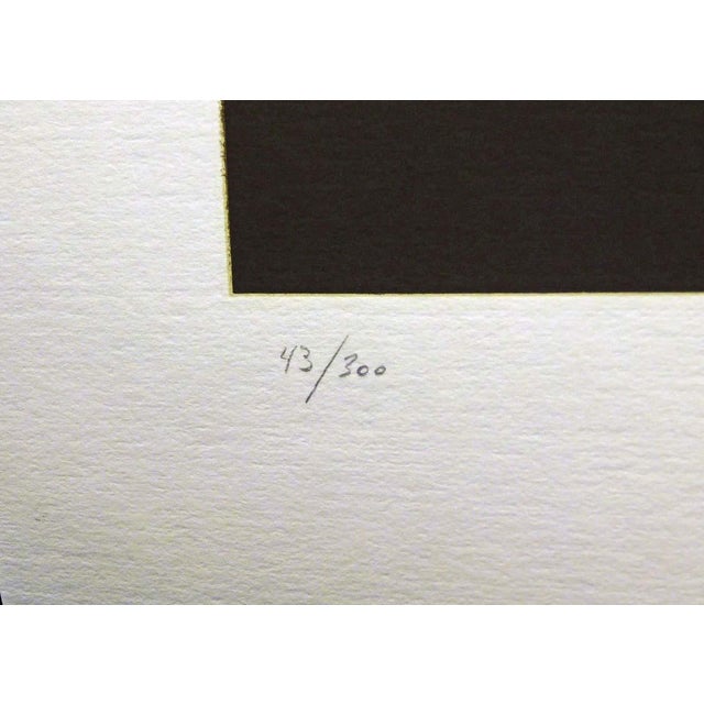 1980s Robert Wilson "Rocky Point" Signed Numbered Fine Art Serigraph Landscape For Sale - Image 4 of 6