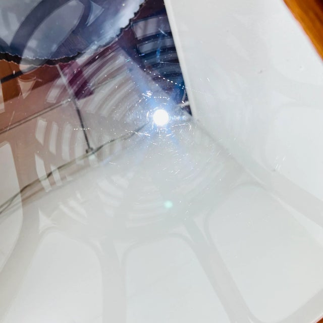 1970s Bamboo & Rattan Round Dining Table in the Style of Albini For Sale - Image 12 of 12