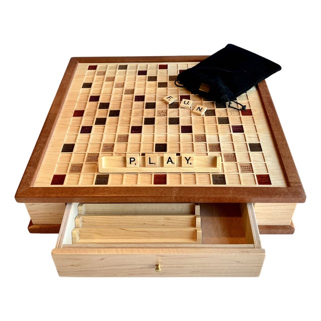 Personalized Rotating Wood Word Board Game For Sale