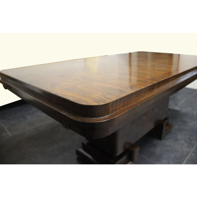 Art Deco Rosewood Burl Table, Italy, 1930s For Sale - Image 3 of 13