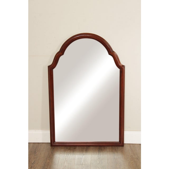 Queen Anne Style Cherry Frame Wall Mirror Chairish