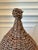Brown Vintage 36” Woven Wicker Bee Skep For Sale - Image 8 of 15