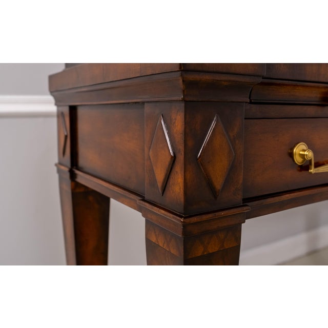 Hickory White Regency Style Mahogany China Display Cabinet For Sale - Image 12 of 18