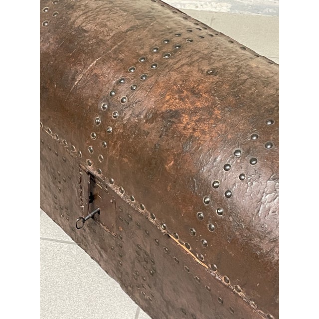 Antique Studded Travel Trunk, 18th-19th Century For Sale - Image 11 of 18