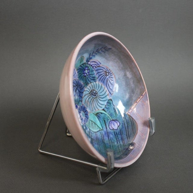 Ceramic French Ceramic Bowl by the Cloutier Brothers, 1970s For Sale - Image 7 of 15