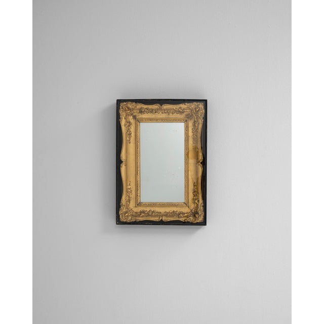 Wood 19th Century French Gilded Wood Mirror For Sale - Image 7 of 18