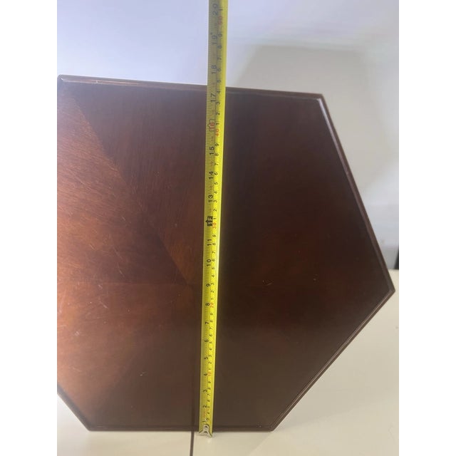 Vintage Maryland Classic Vintage Hexagon End Side Table For Sale - Image 4 of 9