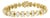 14K Yellow Gold Princess and Baguette Diamond Modern Link Bracelet(7.50 cttw,G-H Color,VS1-VS2 Clarity) For Sale