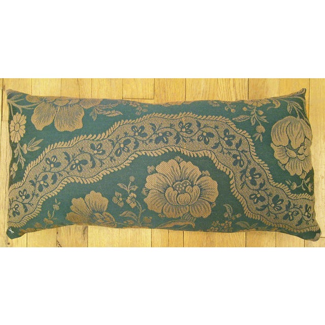 1960s 1960 Decorative Vintage European Chinoiserie Fabric Pillows with Floral - Set of 4 For Sale - Image 5 of 12