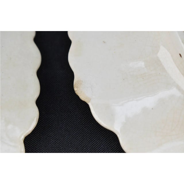 Late 19th Century William Adderley Shell-Form Asparagus Plates- Set of 6 For Sale - Image 9 of 9