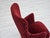 Brown Vintage Danish Chair in Cherry-Red Furniture Velour, 1960s For Sale - Image 8 of 18