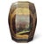 Mid 20th Century Mid 20th Century Unusual Kitten & Goldfish Octagonal Rice Barrel Hand-Painted Lacquer Wood 17.5" For Sale - Image 5 of 18