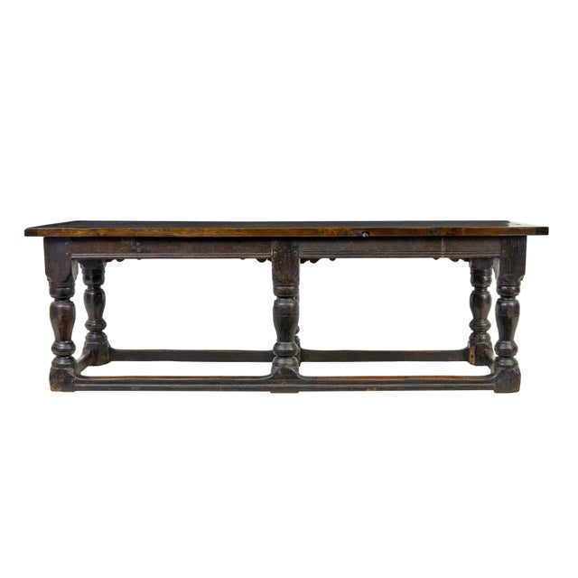 Late Elizabethan Oak Refectory Table, 1590s For Sale - Image 9 of 11