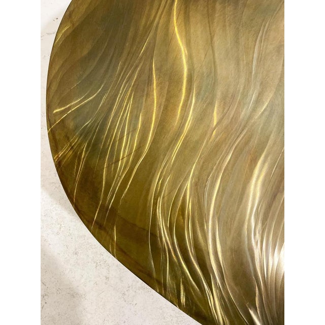 Mid-Century Brass Coffee Table by Christian Krekels, Belgium, 1970s This piece is attributed to the mentioned...