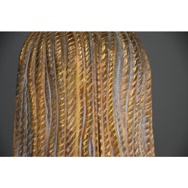 White Mid 20th Century Italian Tassel End Tables - A Pair For Sale - Image 8 of 8