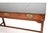 Vintage Military Campaign Desk in Yew Wood, 1950s For Sale - Image 9 of 11
