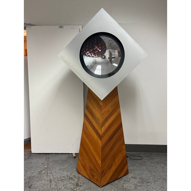 Design Plus Gallery presents a 1970’s Kinetic Light + Optical Sculpture by Stephen Roth. This large-scale work combines an...