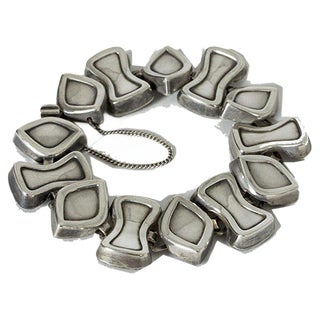 Silver Bracelet from Atelier Borgila, 1958 For Sale