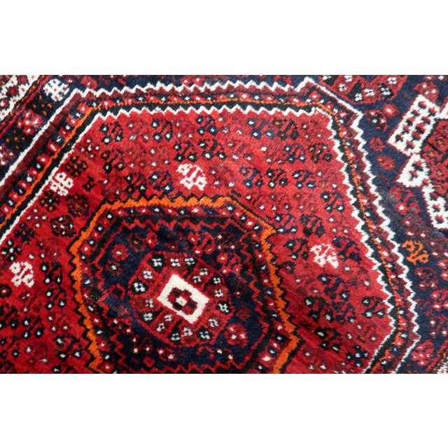 1920s, Antique Persian Shiraz Handmade Rug 4 X 6 For Sale - Image 10 of 13