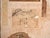 Antique Japanese Two-Panel Screen with Painting Collage, 1900 For Sale - Image 4 of 13