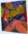 Contemporary Beautiful Abstract Painting + Charcoal on Paper - Unusual Color - Legs + Lyrical Shapes For Sale - Image 3 of 4
