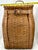 Exceptionally Nice Medium Size Vintage American Hand Woven Ash Wood Splint Maine Backpack Basket For Sale - Image 17 of 18