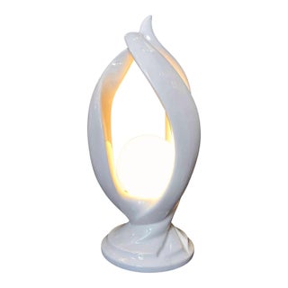 1970s Post Modern Flame Lamp For Sale