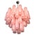 Pink Murano Glass Tronchi Chandelier, 1980 For Sale - Image 8 of 15