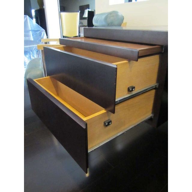 1970's Mid-Century Modern Mahogany Knoll Executive Desk For Sale In Los Angeles - Image 6 of 7