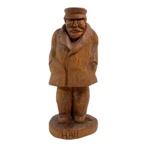 Carving of Sea Captain "Hall"