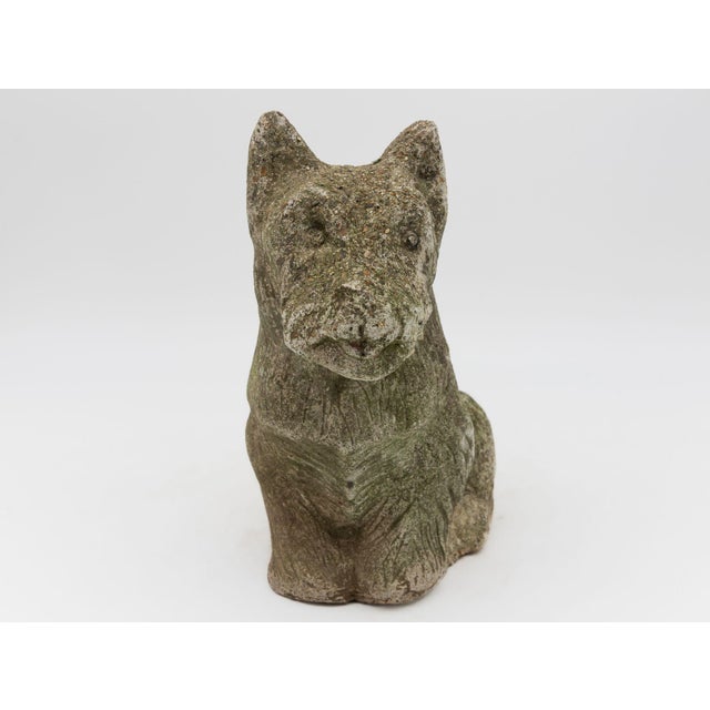 Composite Stone Scottie or Westie Dog, English Mid 20th C. For Sale - Image 10 of 10