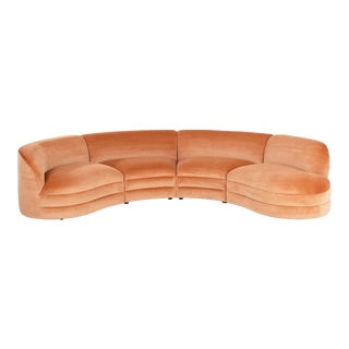 Vladimir Kagan Curved Sectional For Sale